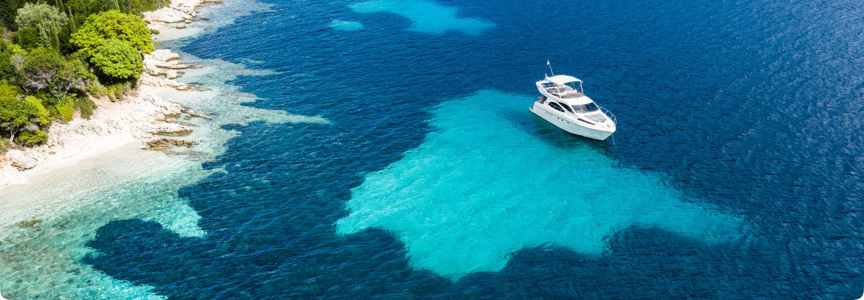 Unwind in Style: Explore the Captivating Ionian Bays on the Opulent Azimut 46 Motor Yacht