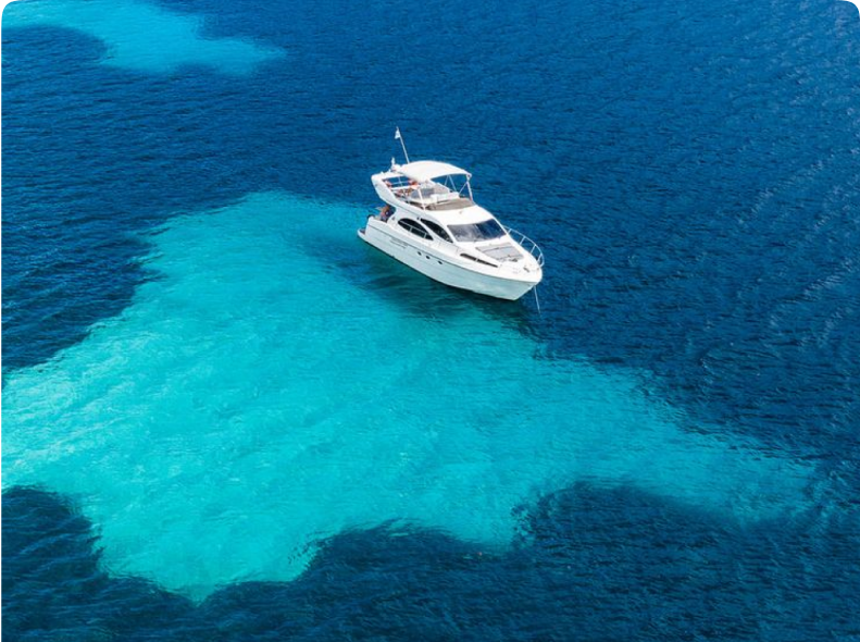 Unwind in Style: Explore the Captivating Ionian Bays on the Opulent Azimut 46 Motor Yacht